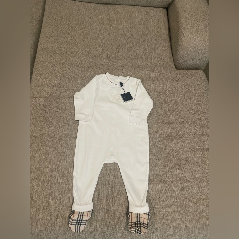 Burberry  Kids Footie One Piece